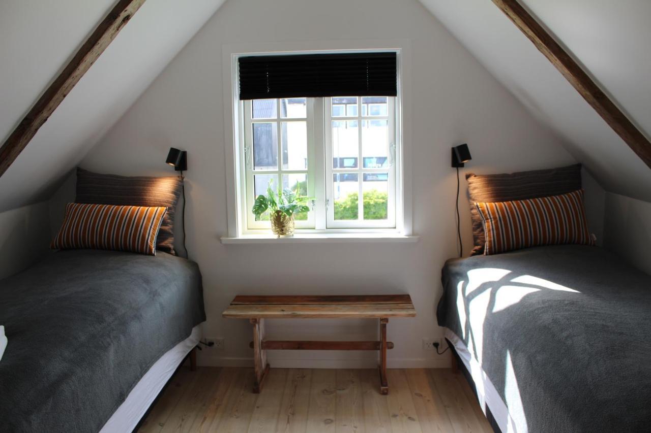 Traditional Faroese house in Tórshavns city center Exterior foto